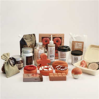 Bomba kąpielowa waflowa z kawą